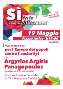 19 maggio, Argyrios Panagopoulos a Livorno